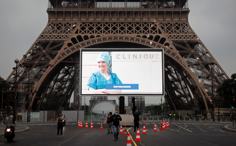 (外代一线)(12)法国新增新冠死亡病例70例