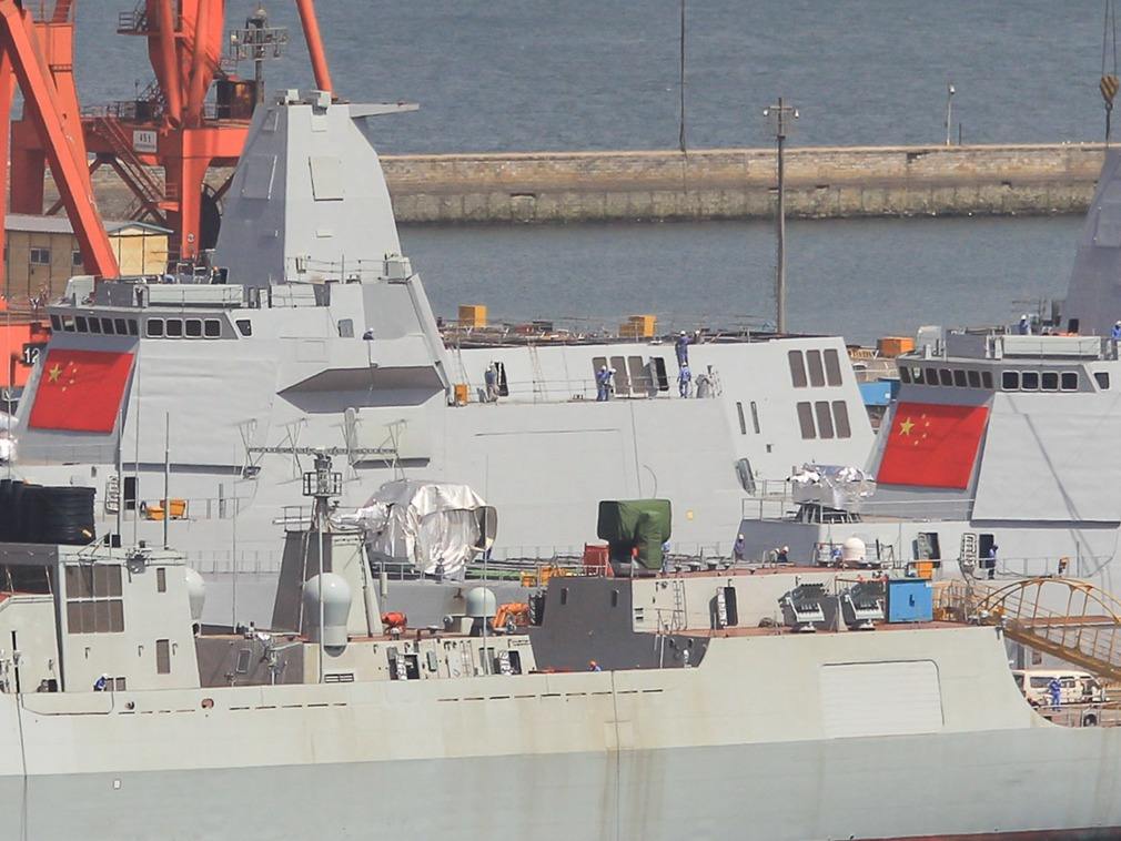 中国海军,055,驱逐舰,补给舰,航空母舰