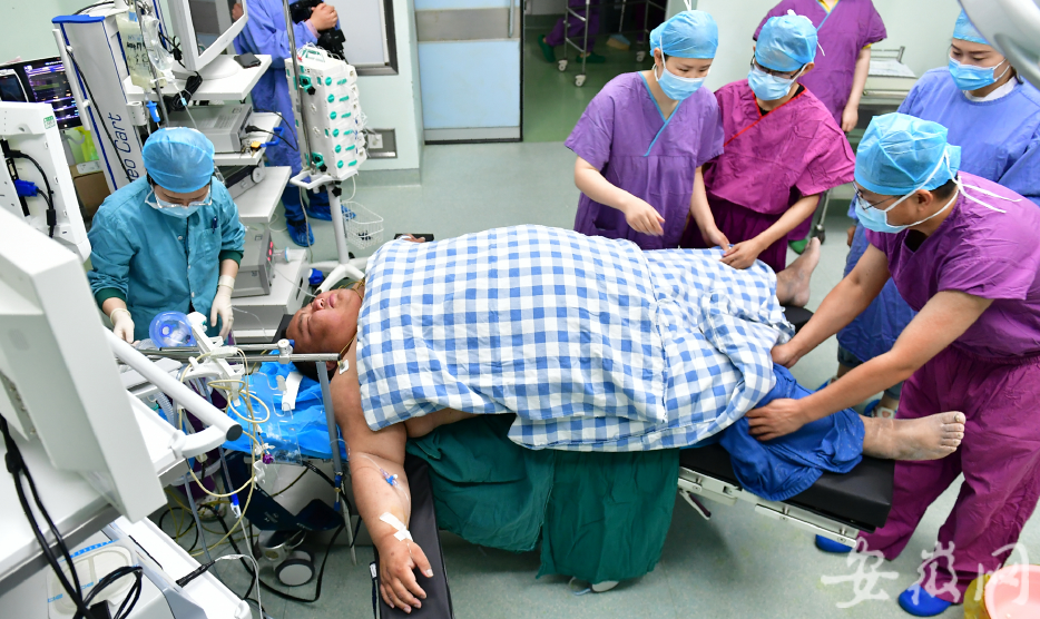 淮北450斤超级胖友减肥追踪:手术成功 胃切除三分之二