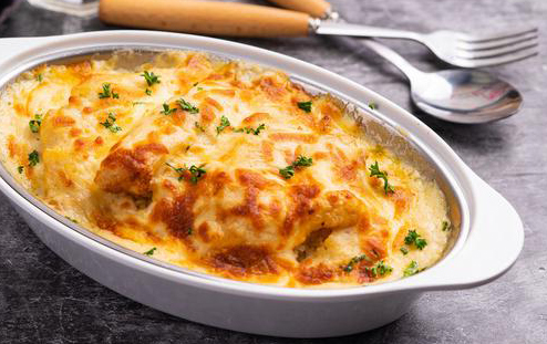 香浓拉丝的芝士焗饭,懒人党一人食必备,美味又好做的家庭美食