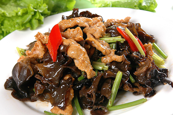 木耳炒肉,莲子,笋,火锅