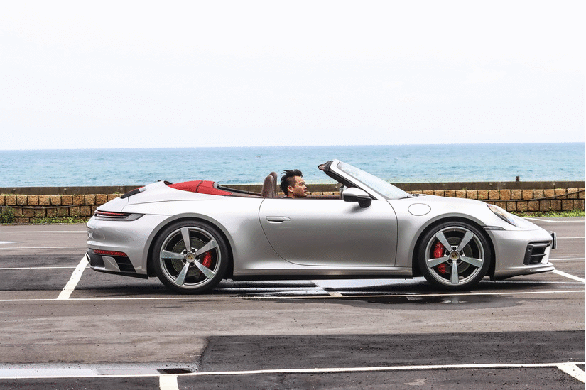 保时捷911 carrera s 敞篷车试驾,经典跑车!