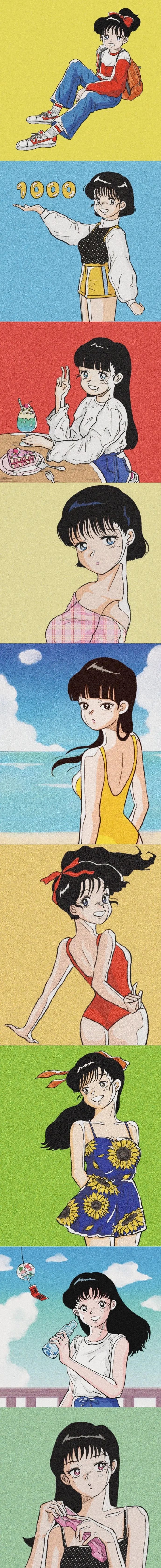 昭和风发型真有年代感啊!长在我审美上了!