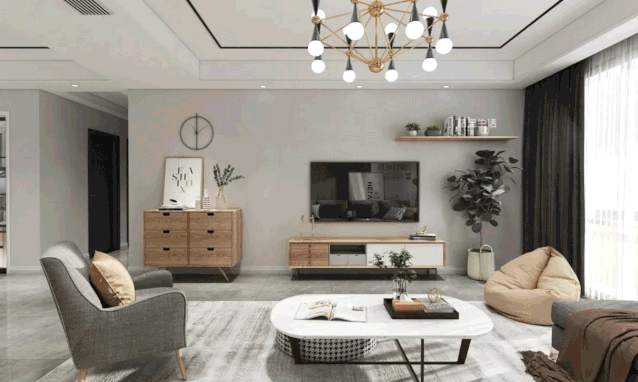 平北欧风 浅蓝色 白色 木色 灰色 美得既清爽又温馨 腾讯新闻