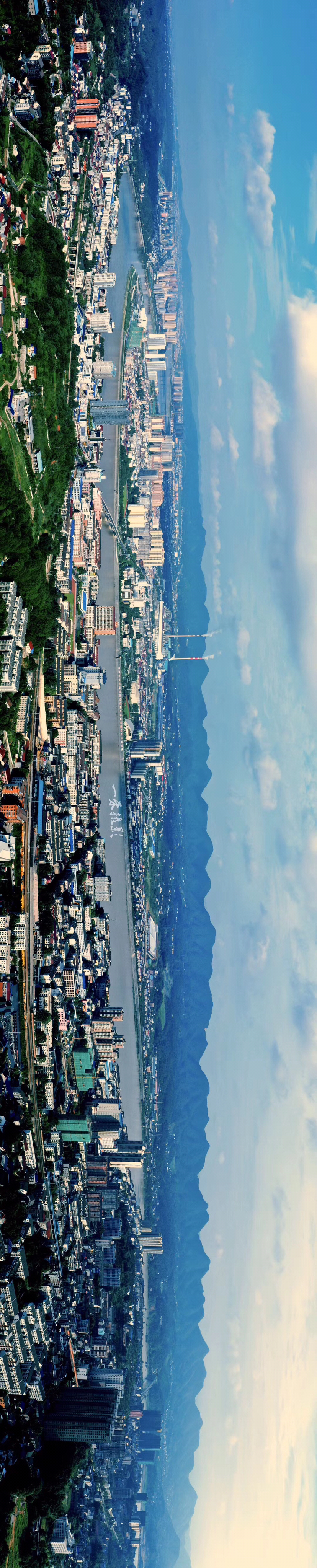 石门县城全景图