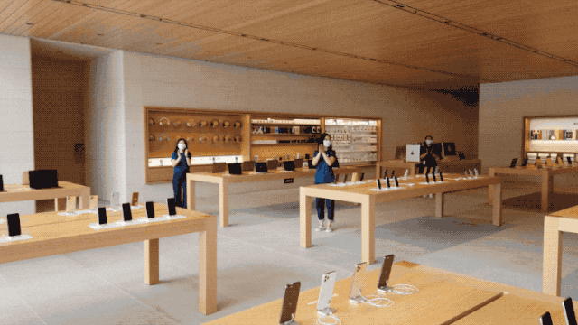 京味十足提前探店苹果三里屯新applestore新设计更抓眼