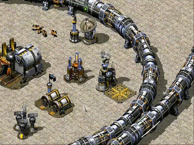 新科技之欧洲大型粒子对撞机▲民用建筑上写着新宝岛,门口站着影流