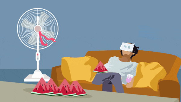 722大暑快乐大暑节气祝福语gif图片