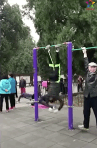 健身房|这届老年人健起身来，简直“野”到头皮发麻！就问你服不服哈哈哈