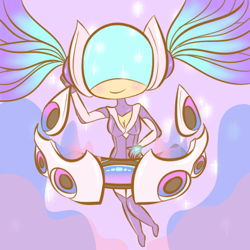 光环琴女拥有英雄联盟中相当独特的光环技能,光环的意思是即使技能