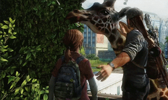 被称为最震撼的场景最后生还者第二部的长颈鹿场景更青出于蓝