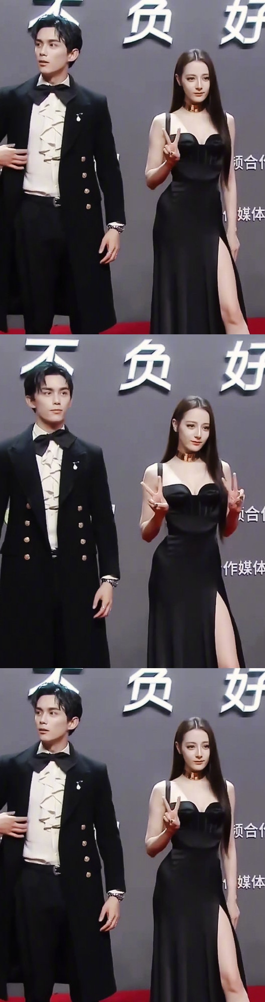 杨幂|杨幂杨紫吴亦凡陈伟霆吴磊并排而坐，粉丝拍到五人侧颜，说不羡慕攀比是假的