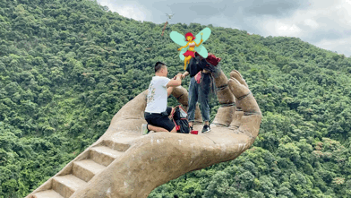 超炫超酷,最浪漫最刺激的求婚圣地,2020出现在广东清远古龙峡通天神掌