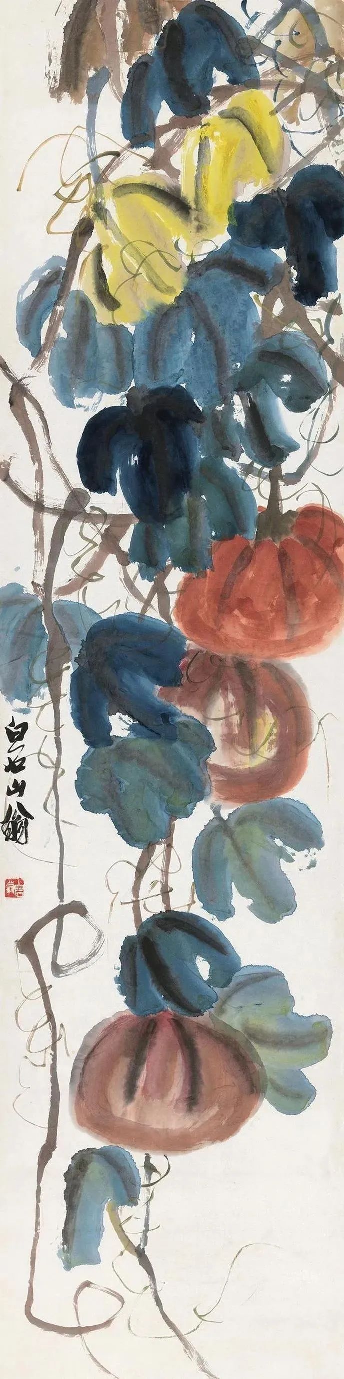 蔬菜|国画里的瓜果蔬菜，原来有如此美好的寓意！