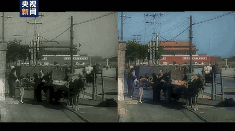 北京|震撼！AI修复60多年前建设北京大场面！