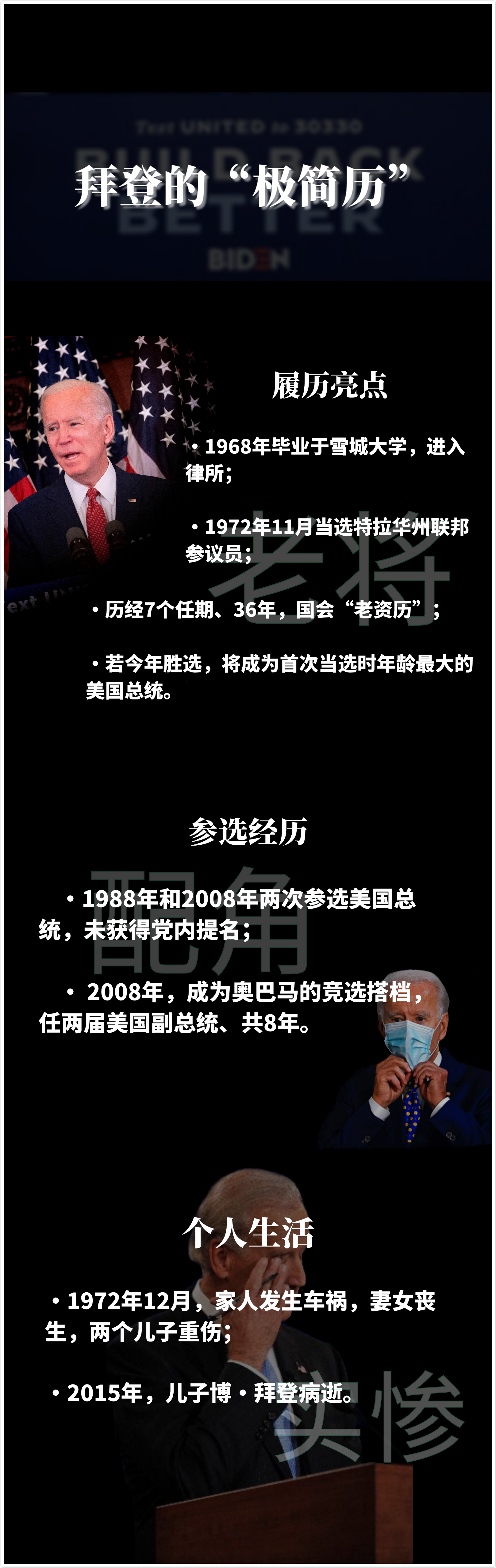 唐纳德·特朗普|不能再输给特朗普，拜登身后终于组了一个“复仇者联盟”