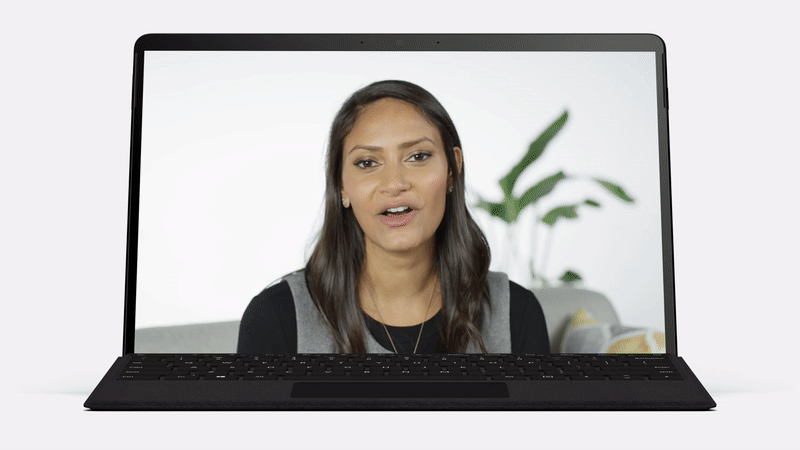 它可以在任何视频通话服务(例如 microsoft teams)甚至录制视频时工作