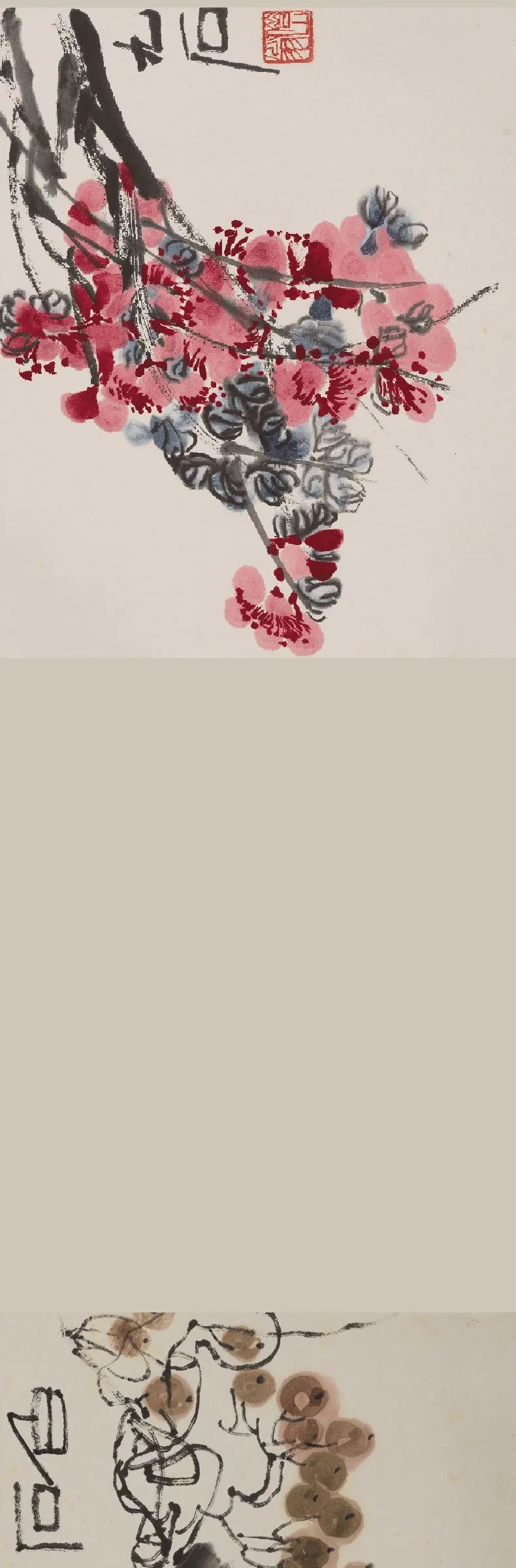 齐白石|花卉蔬果册：齐白石晚年力作！
