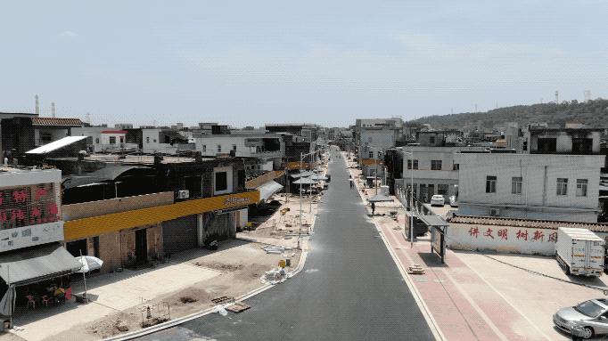 红海湾东洲街道的这条路大变样
