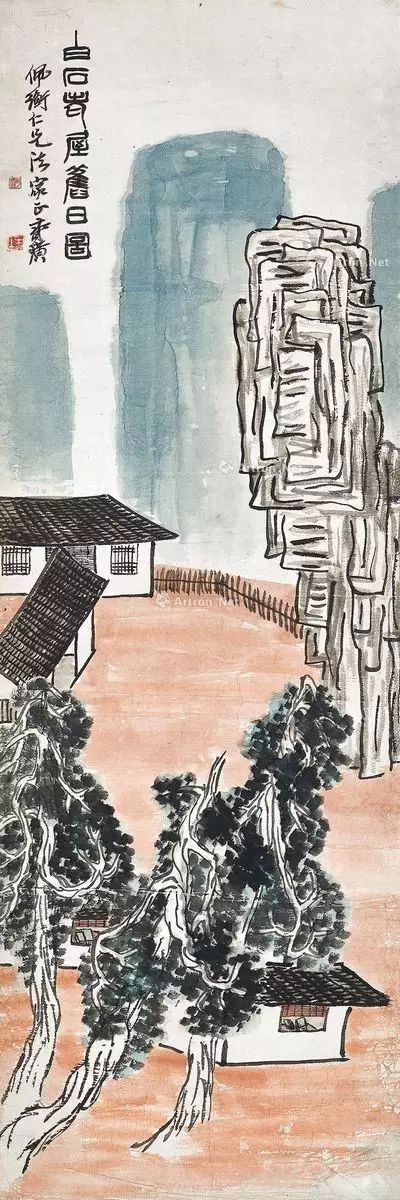 齐白石|齐白石最富诗情画意山水60幅！