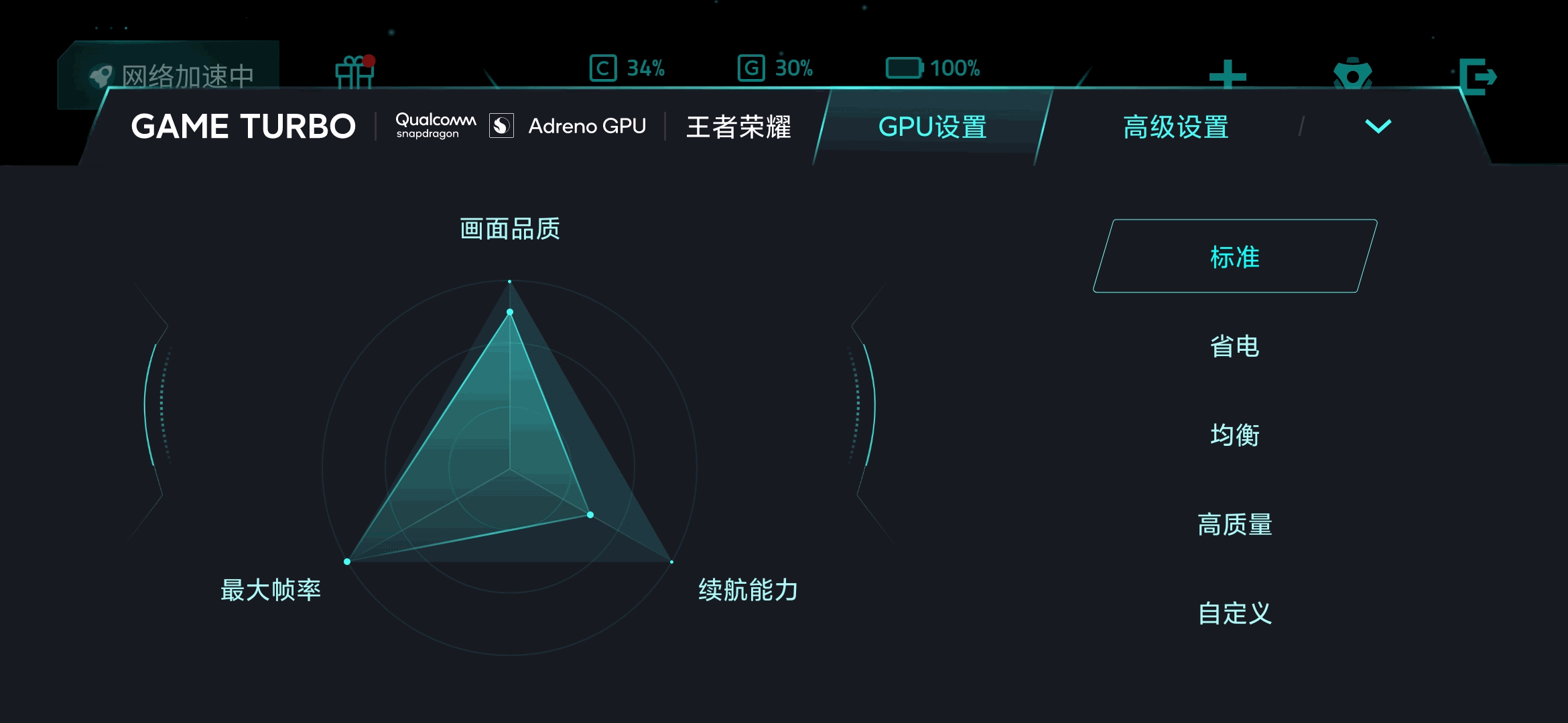 的按钮,点击它就可以看到一个全新的控制台:所以,建议使用高通骁龙