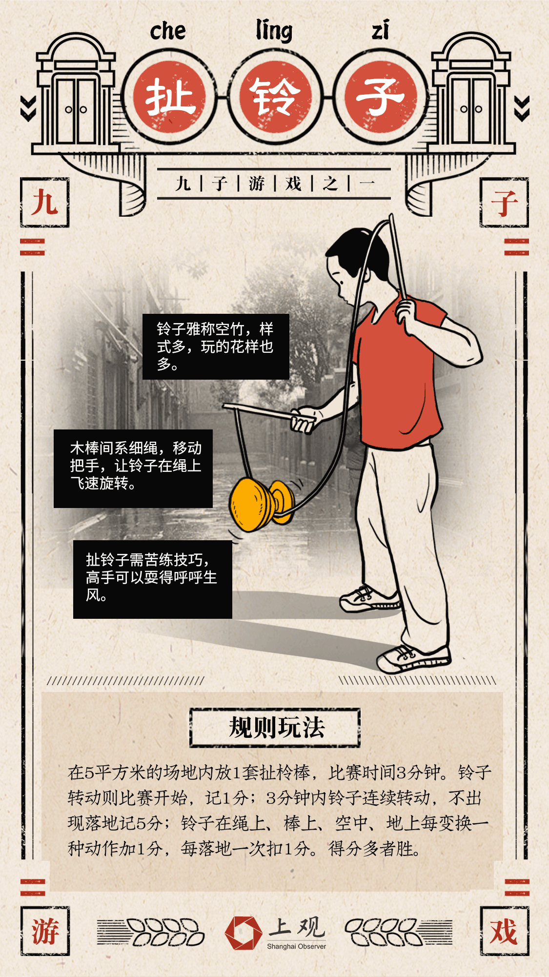 这些经典的上海弄堂游戏看你来噻不来噻