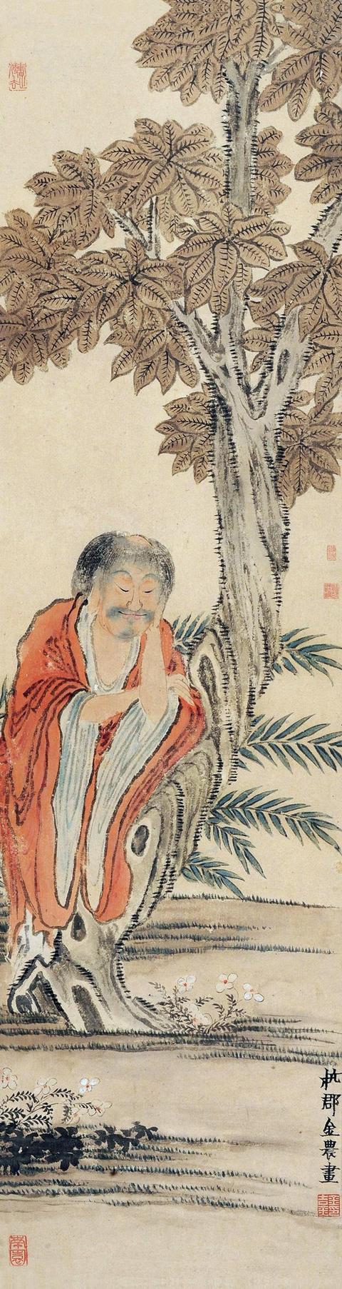 扬州八怪|五十三岁后才工画，扬州八怪之一，其画造型奇古，构思别出新意！