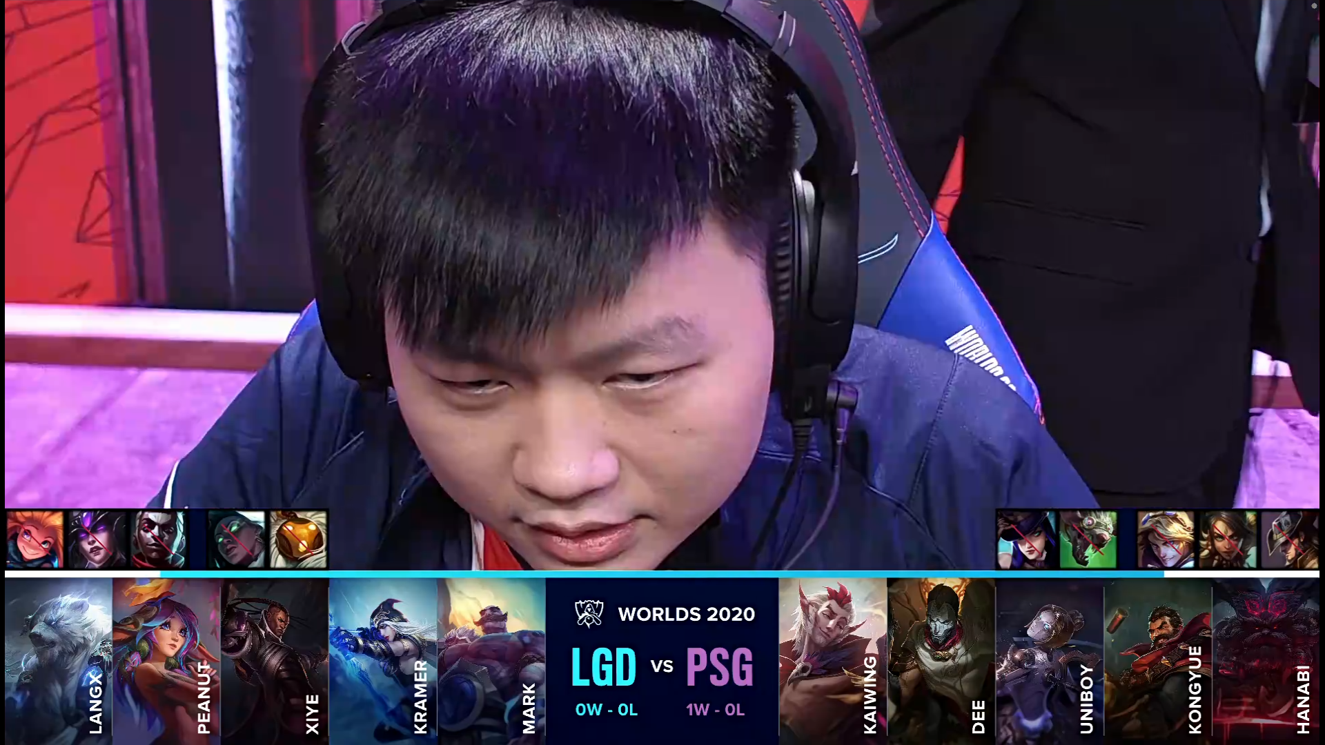 【ban/pick】gameⅠ【首发阵容】uniboy发条关键大招