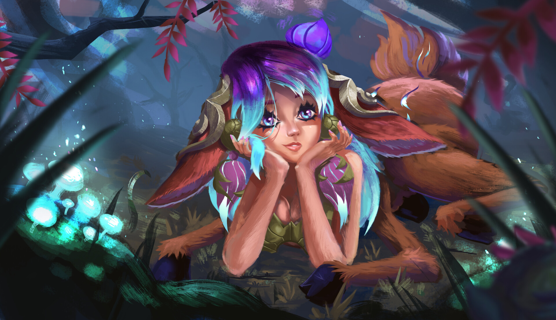 打野--莉莉娅入围赛阶段,估计没有哪个坦克能像奥恩这样真正占领上路