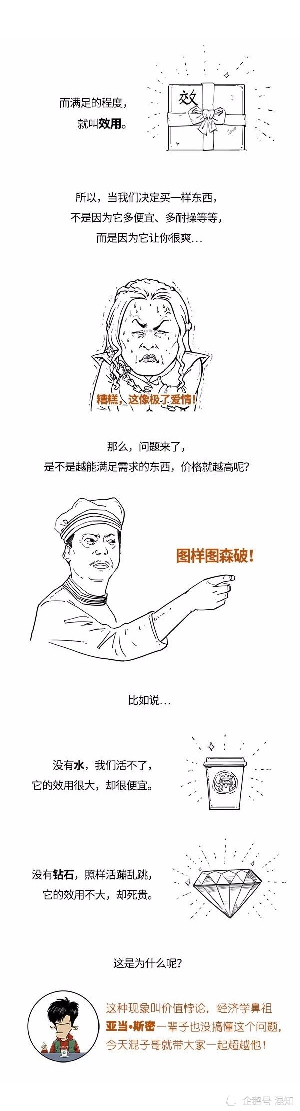 小百科|混知小百科：价值悖论和价格决定