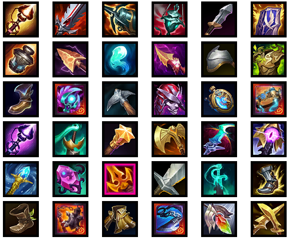 测试服装备图标更新,你还认得出来吗?-英雄联盟官方网站-腾讯游戏