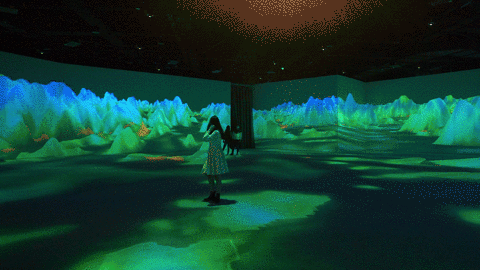 高清欣赏我国首个国家宝藏沉浸式体验馆