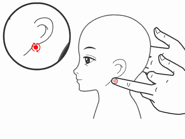 耳后一个窝每天按10秒调失眠缓解眼疲劳轻松降血糖
