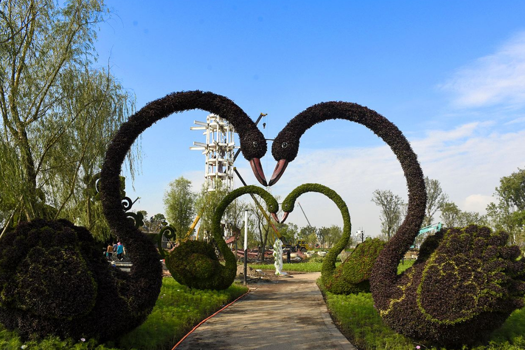 四川,成都,錦繡安仁,花卉公園,後花園