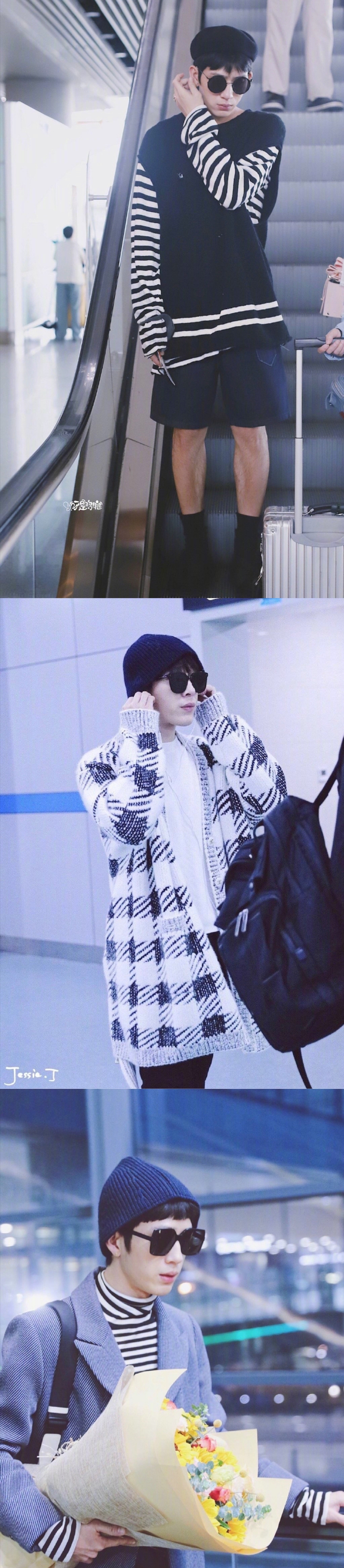 私服超可的明星 平平无奇穿搭小天才 行走的画报 腾讯新闻
