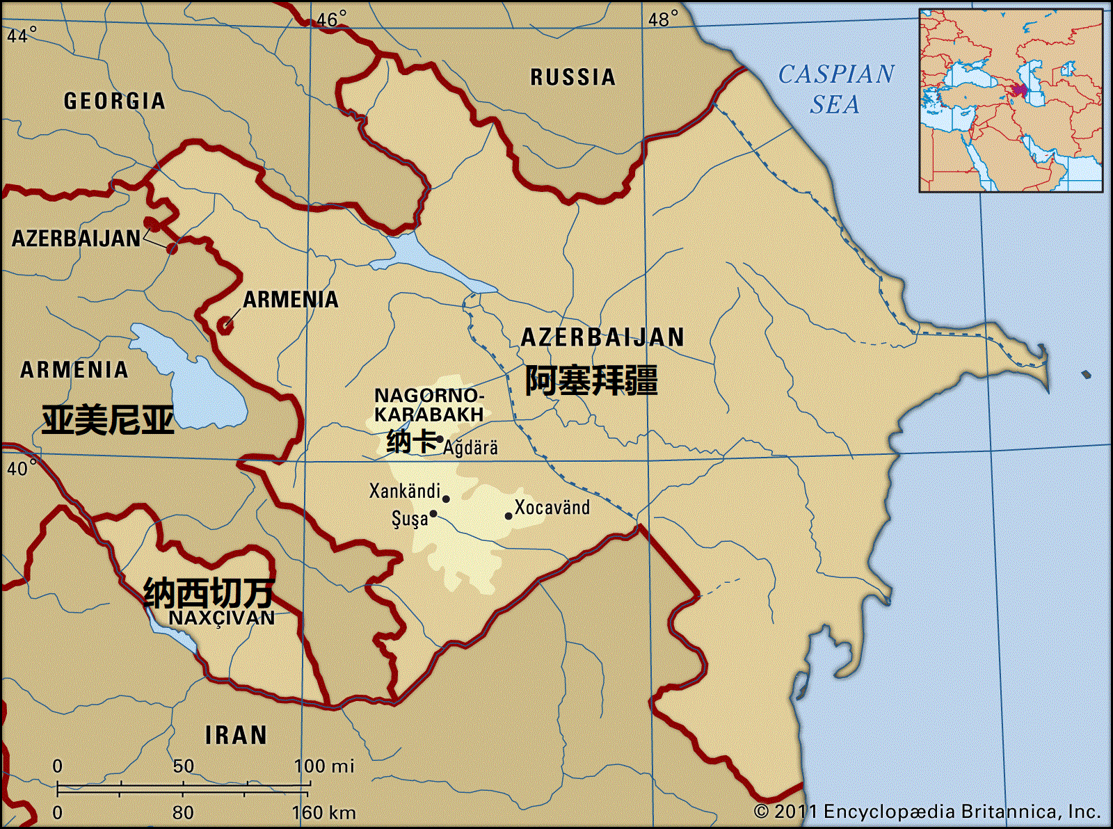 纳卡地区地图图片