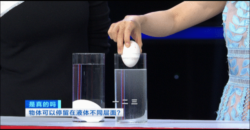 是真的吗|物体能停留在液体不同层面，是真的吗？