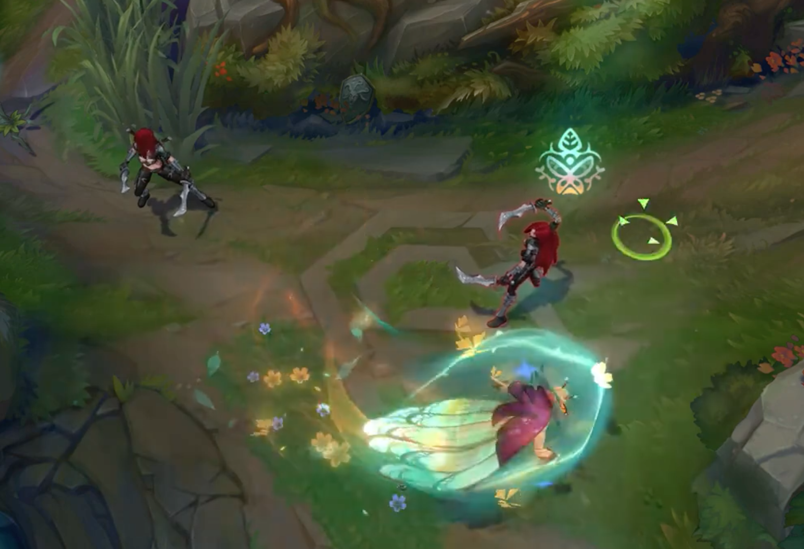 再添情侣系列皮肤:永恒之森霞洛,回城特效也太甜蜜了!