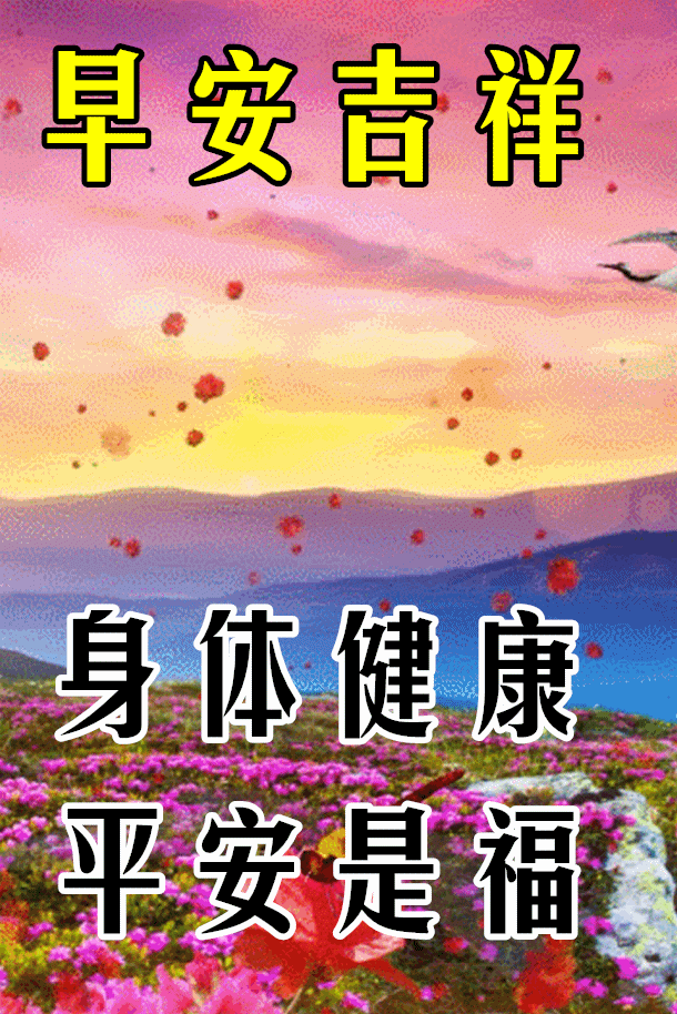 最新漂亮早安祝福语动态表情图片创意唯美冬日早上好问候祝福图片鲜花带字 问候语大全