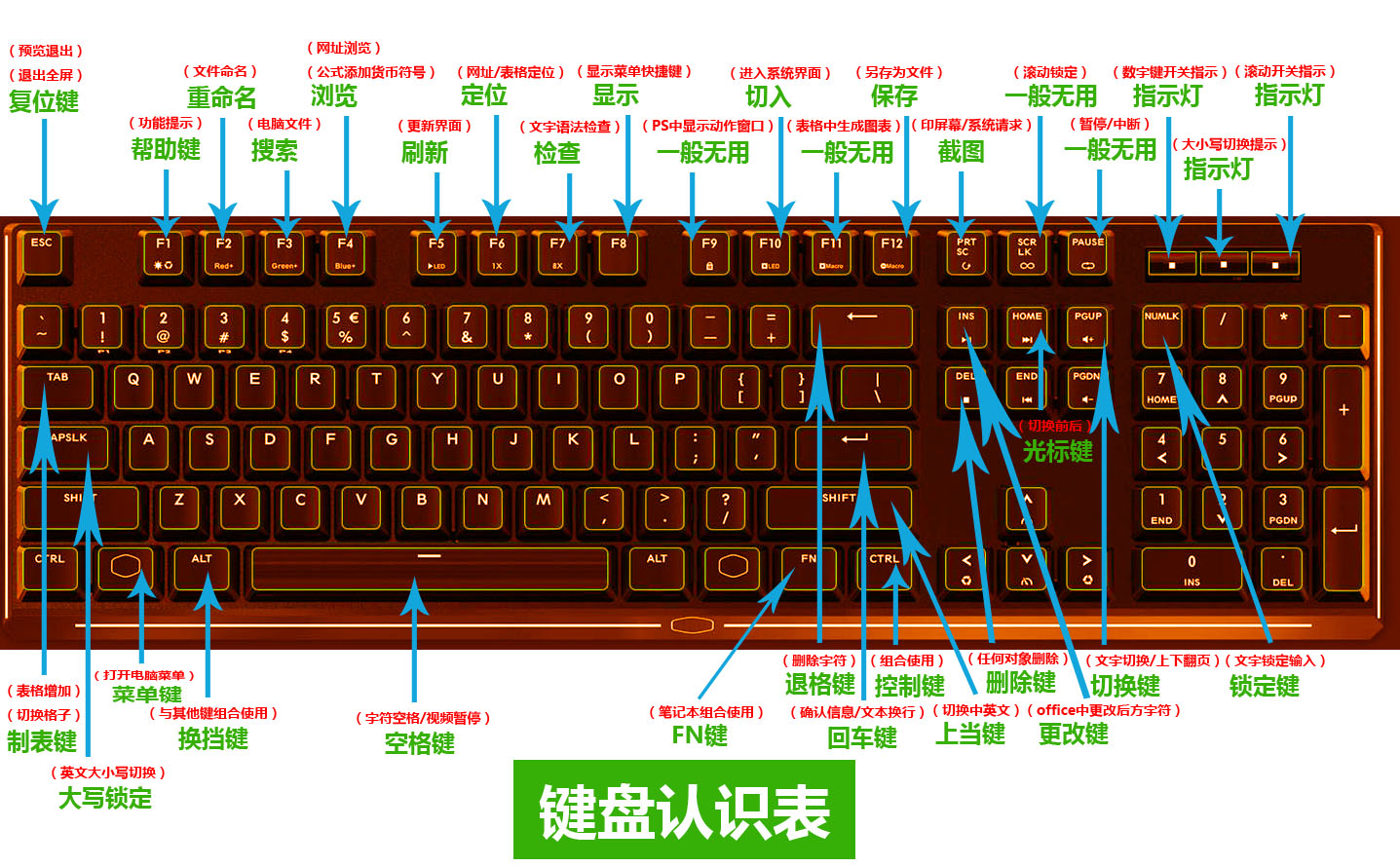 精通高级键盘功能,快速数据键盘快捷键