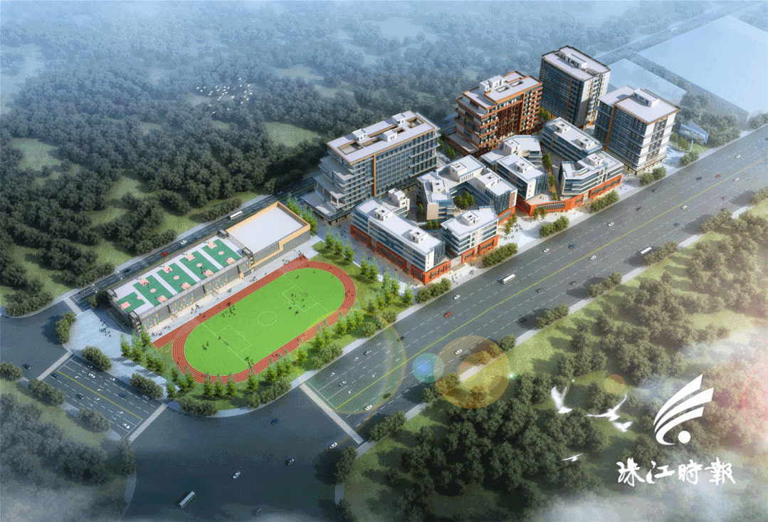 南海德胜学校主体工程已完工将于今年9月开学