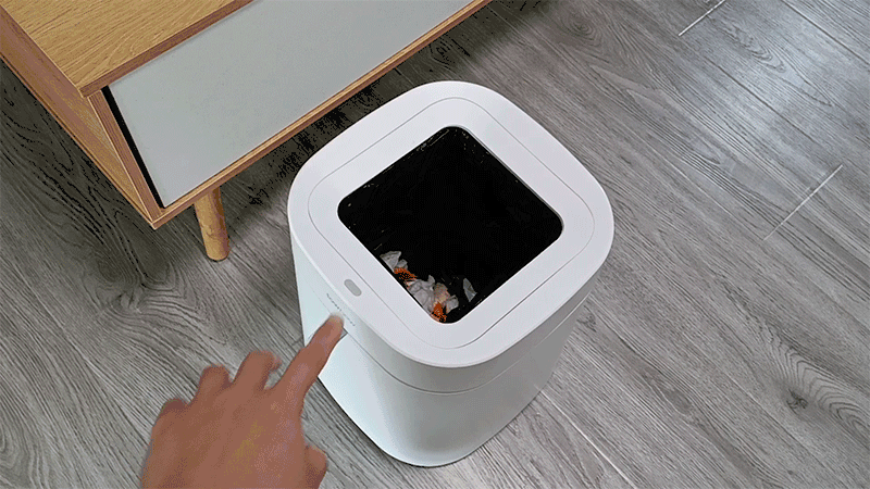 垃圾桶也玩起了智能化一键打包不脏手tairlite智能垃圾桶