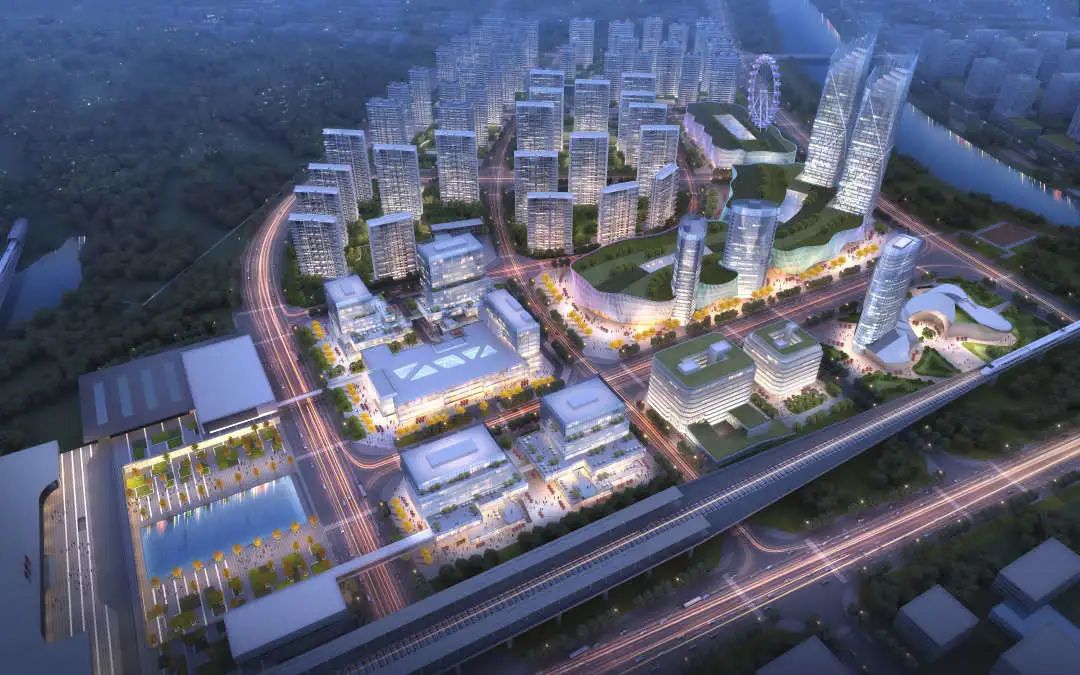 高铁新城管委会与上海月星集团签订嵊州江南环球港