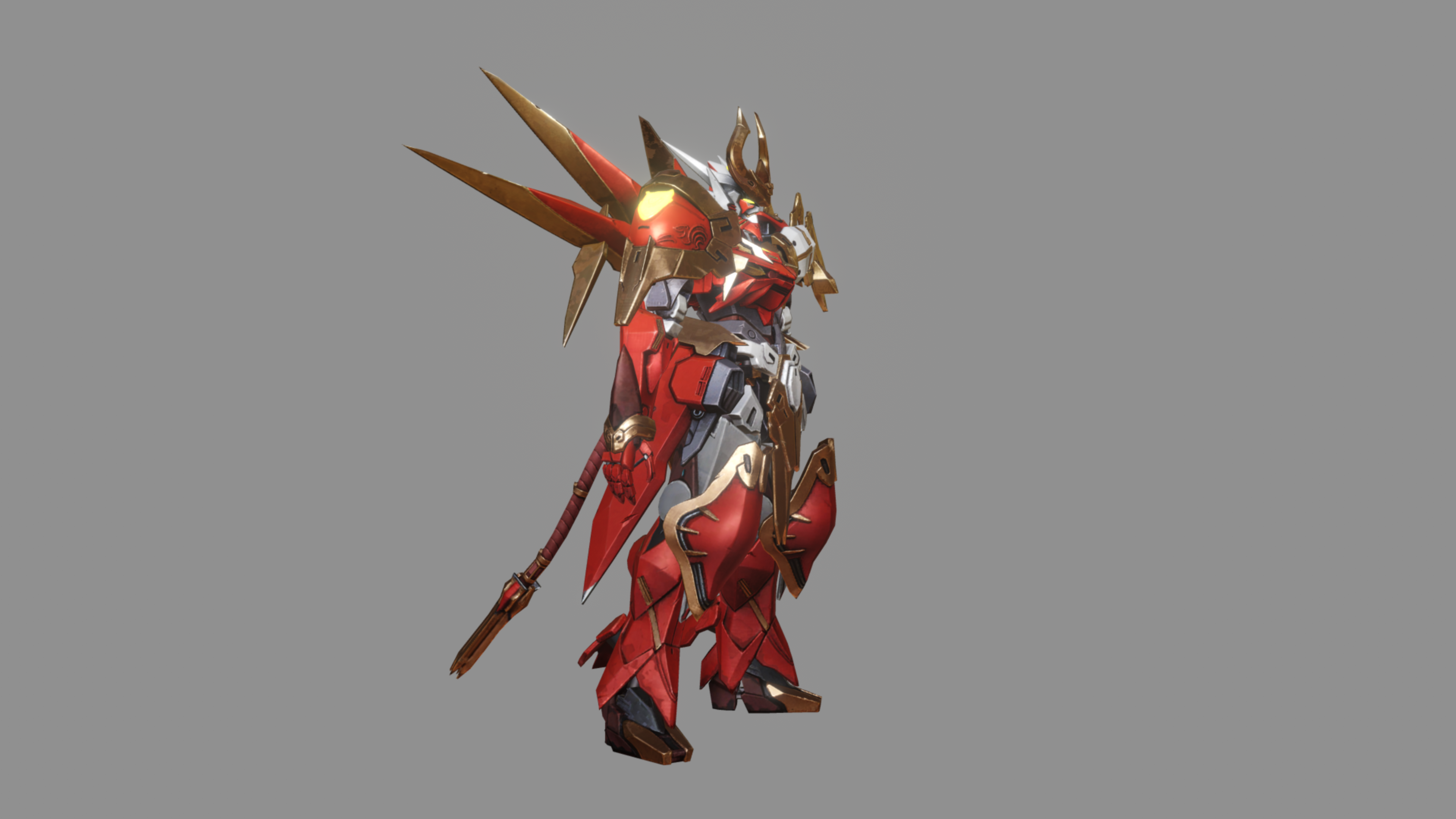 王者荣耀 孙悟空 零号·赤焰 建模全方位展示