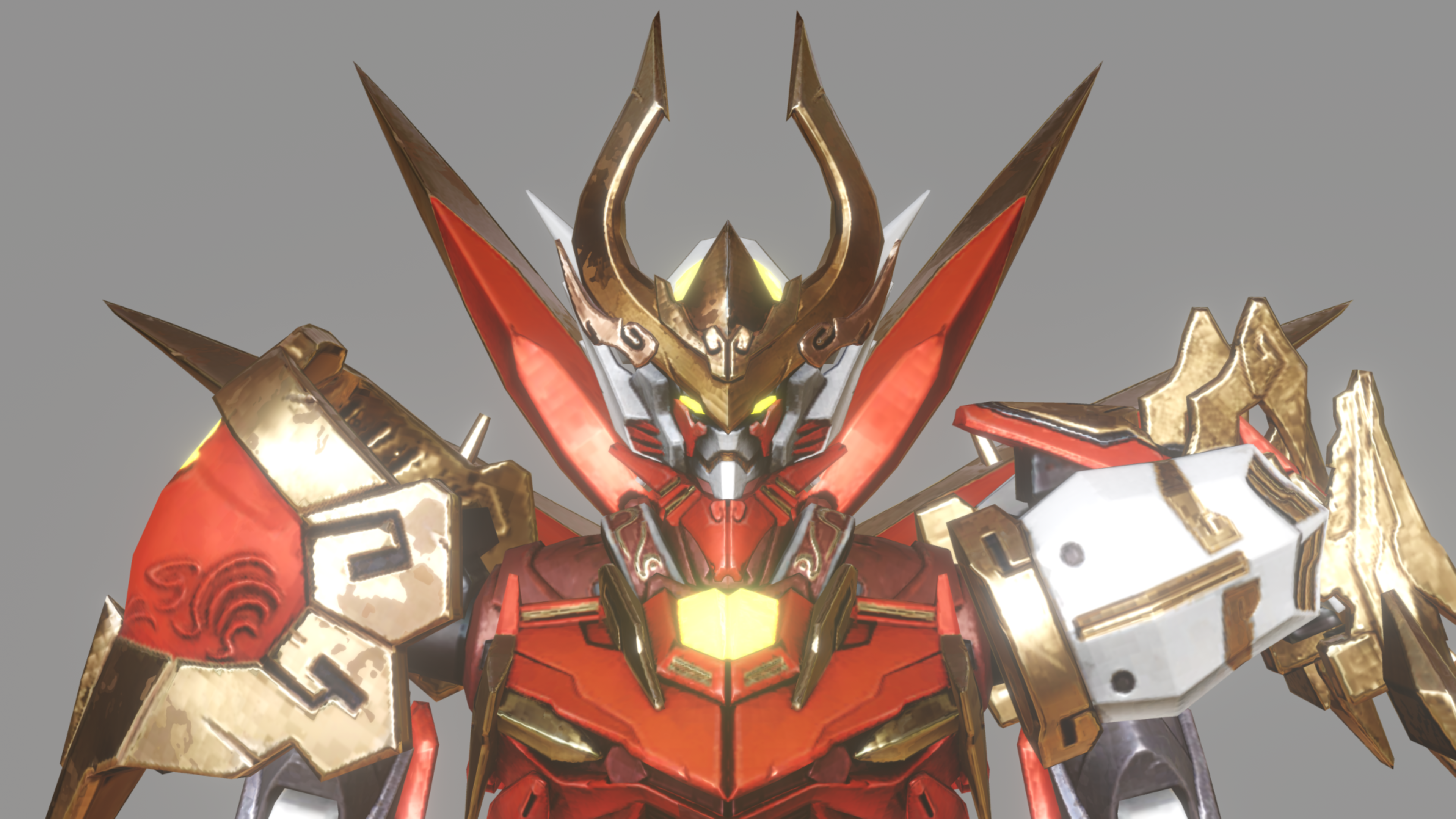 王者荣耀 孙悟空 零号·赤焰 建模全方位展示