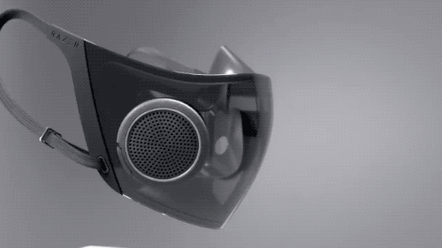 雷蛇推出N95透明智能口罩 带上忽灵忽灵的