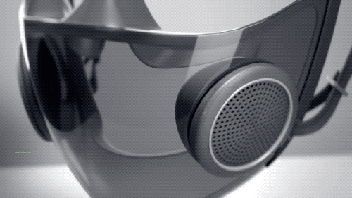 雷蛇推出N95透明智能口罩 带上忽灵忽灵的