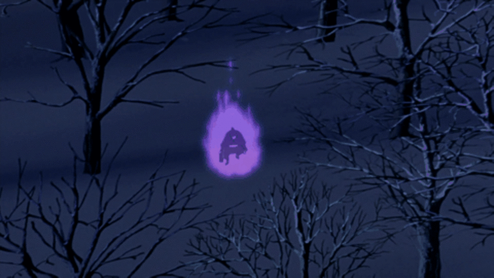 除了蓝色以外须佐能乎还有紫色(因陀罗,宇智波佐助),这两位的须佐能乎