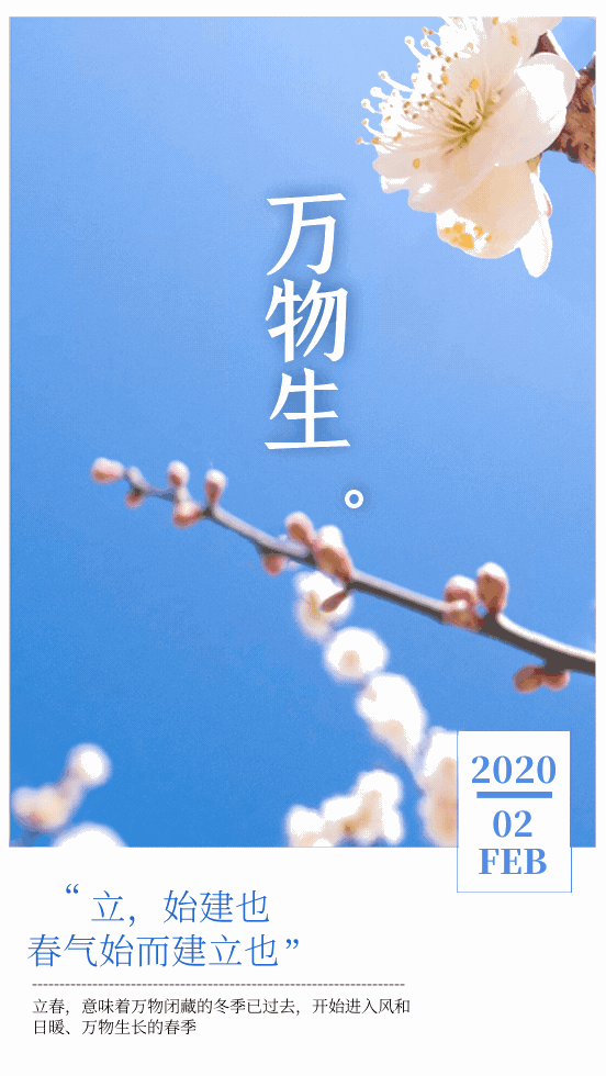 今日立春 万物复苏