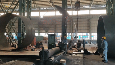 焊接|杵着还迎风不倒，风电塔筒是怎么长高的？